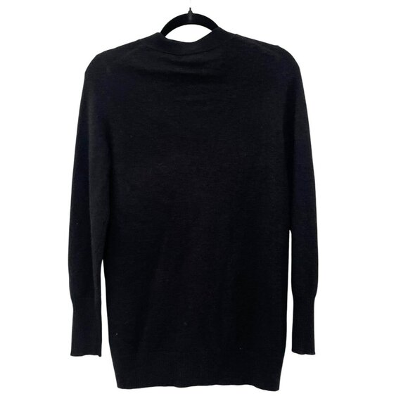 C By Bloomingdales Cashmere Grandpa Cardigan Black Sweater Small NWT - Picture 4 of 6